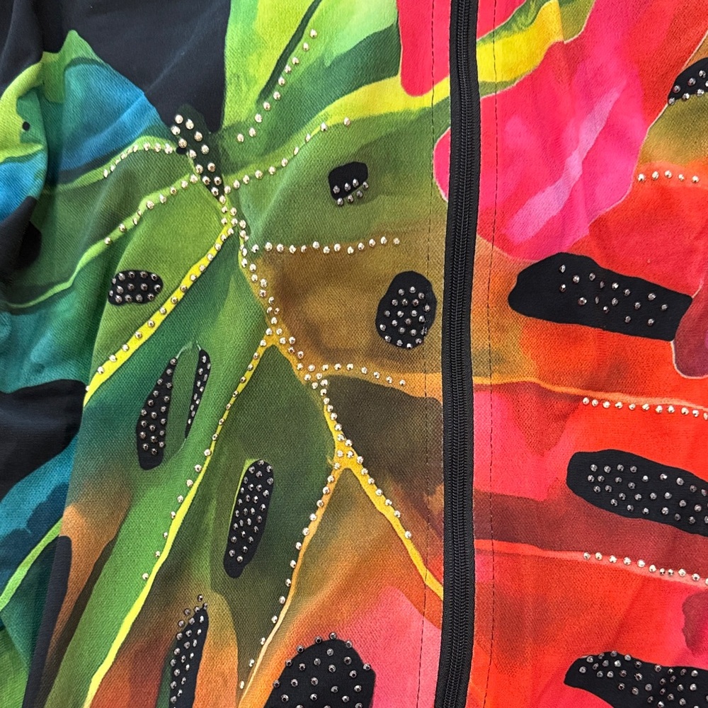 Valentina Multicolor Artistic Jacket - Picture 3 of 4